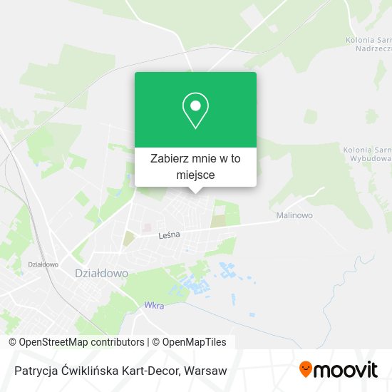 Mapa Patrycja Ćwiklińska Kart-Decor