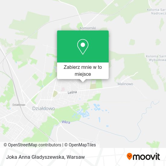 Mapa Joka Anna Gładyszewska