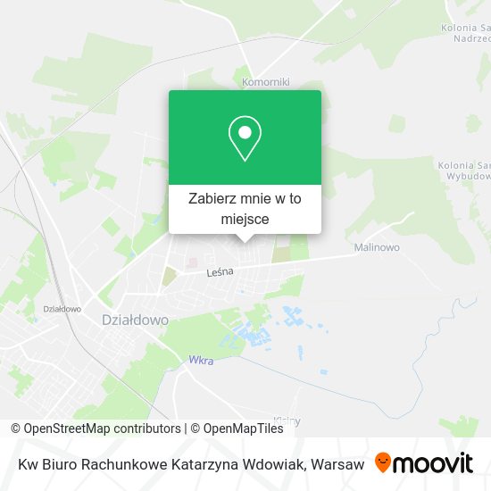 Mapa Kw Biuro Rachunkowe Katarzyna Wdowiak