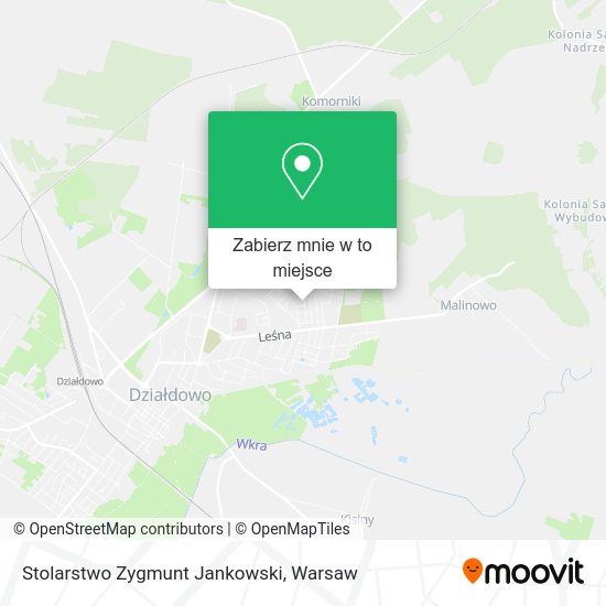 Mapa Stolarstwo Zygmunt Jankowski