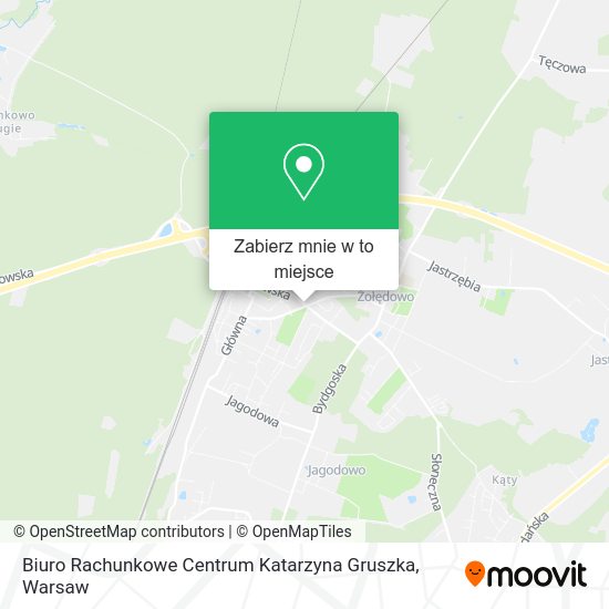 Mapa Biuro Rachunkowe Centrum Katarzyna Gruszka