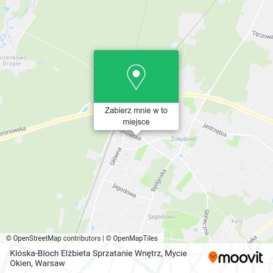 Mapa Klóska-Bloch Elżbieta Sprzatanie Wnętrz, Mycie Okien