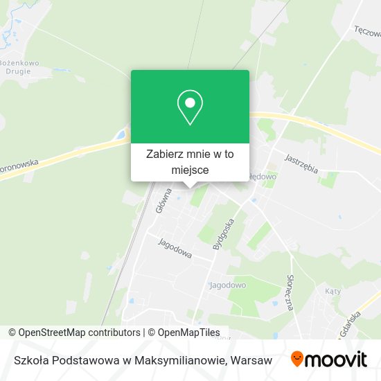 Mapa Szkoła Podstawowa w Maksymilianowie