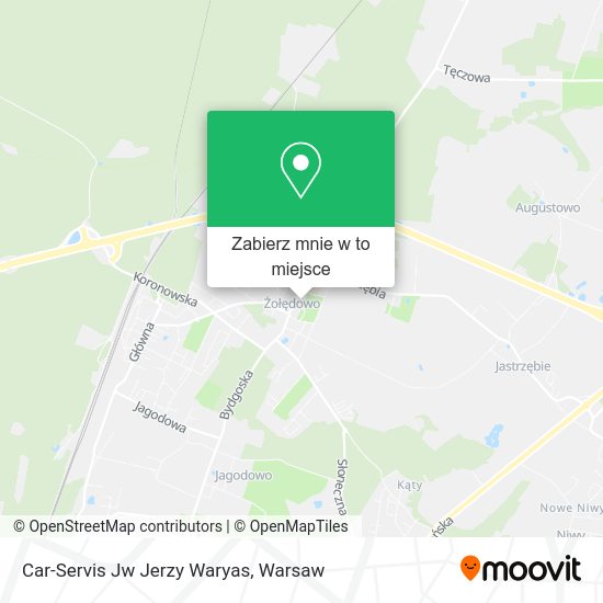 Mapa Car-Servis Jw Jerzy Waryas