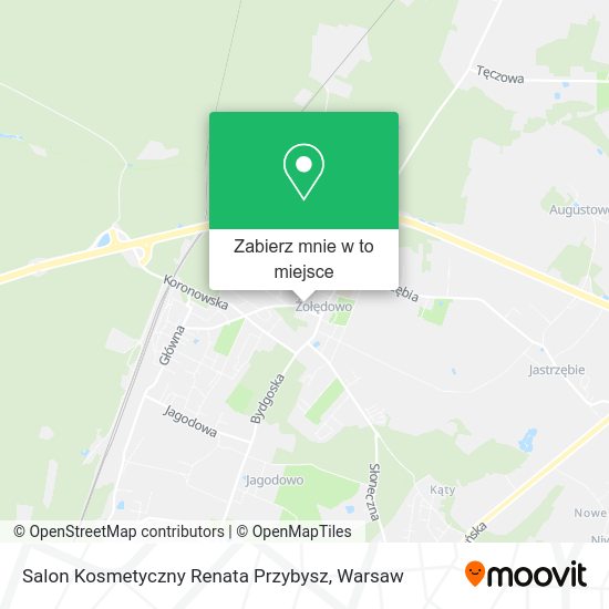 Mapa Salon Kosmetyczny Renata Przybysz