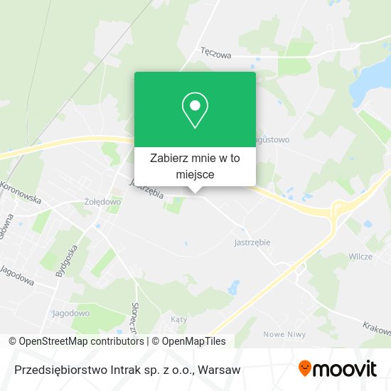 Mapa Przedsiębiorstwo Intrak sp. z o.o.