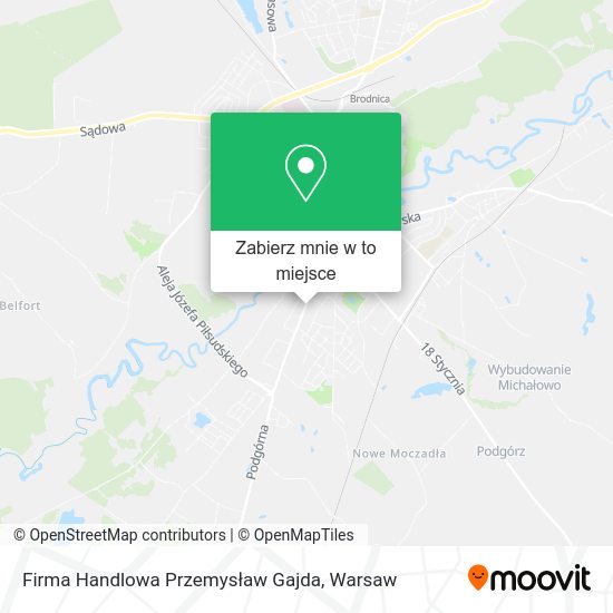 Mapa Firma Handlowa Przemysław Gajda