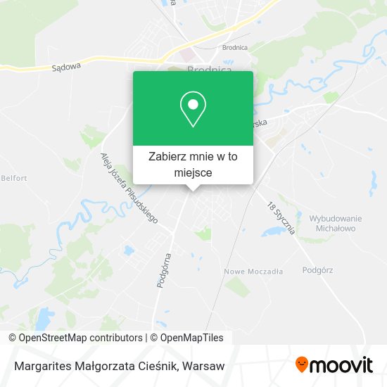 Mapa Margarites Małgorzata Cieśnik