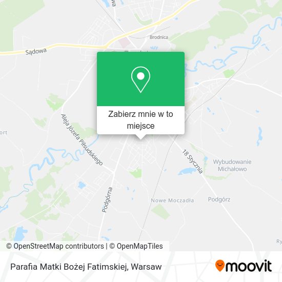 Mapa Parafia Matki Bożej Fatimskiej