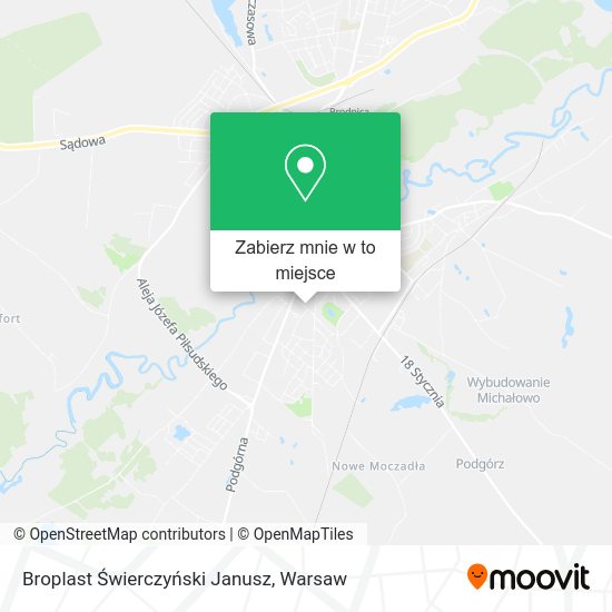 Mapa Broplast Świerczyński Janusz