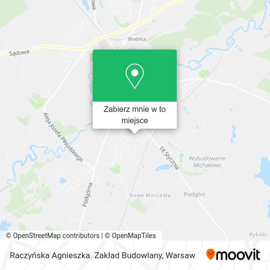 Mapa Raczyńska Agnieszka. Zakład Budowlany