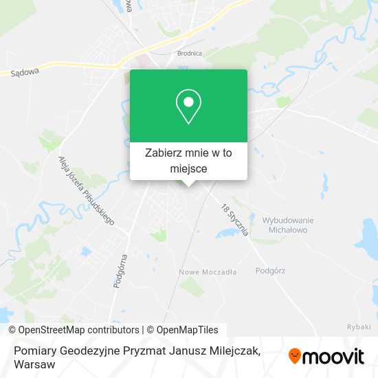 Mapa Pomiary Geodezyjne Pryzmat Janusz Milejczak