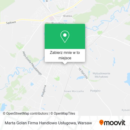 Mapa Marta Golan Firma Handlowo Usługowa