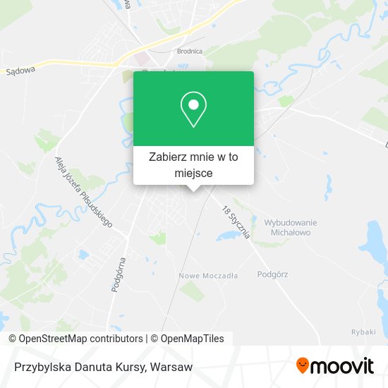 Mapa Przybylska Danuta Kursy