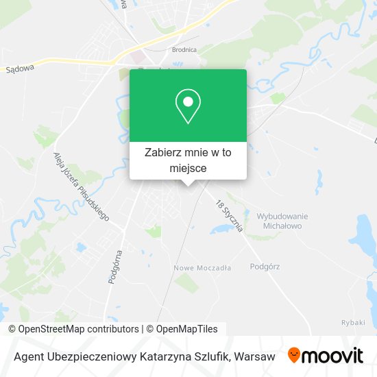 Mapa Agent Ubezpieczeniowy Katarzyna Szlufik