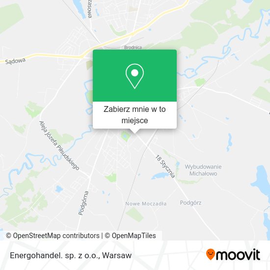 Mapa Energohandel. sp. z o.o.