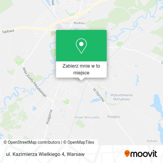 Mapa ul. Kazimierza Wielkiego 4