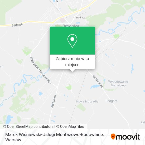 Mapa Marek Wiśniewski-Usługi Montażowo-Budowlane