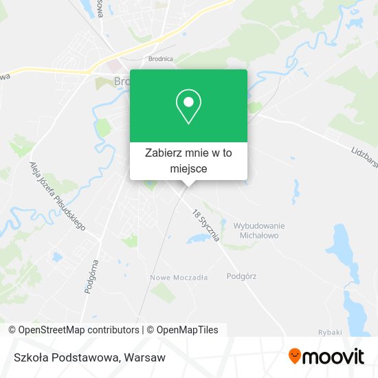 Mapa Szkoła Podstawowa