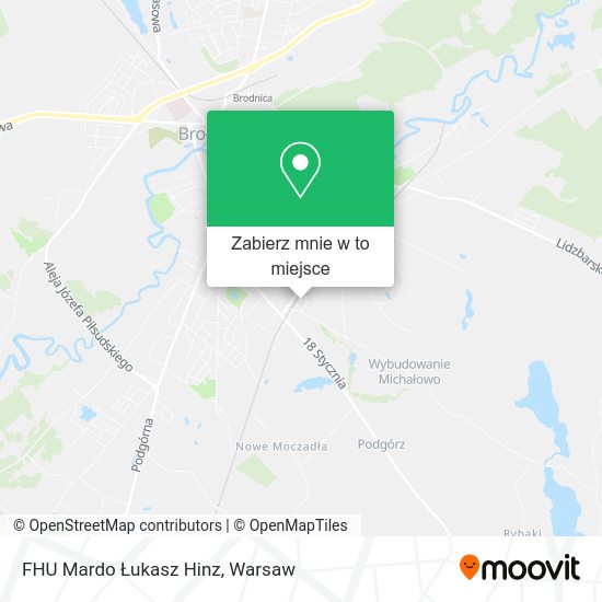 Mapa FHU Mardo Łukasz Hinz