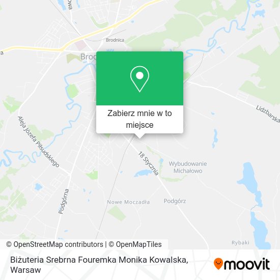 Mapa Biżuteria Srebrna Fouremka Monika Kowalska