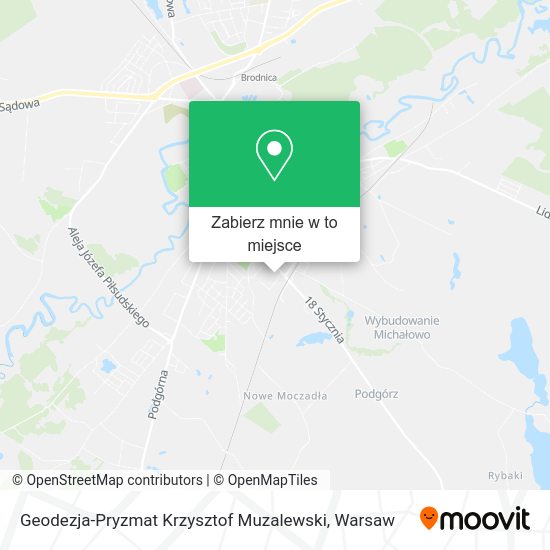 Mapa Geodezja-Pryzmat Krzysztof Muzalewski