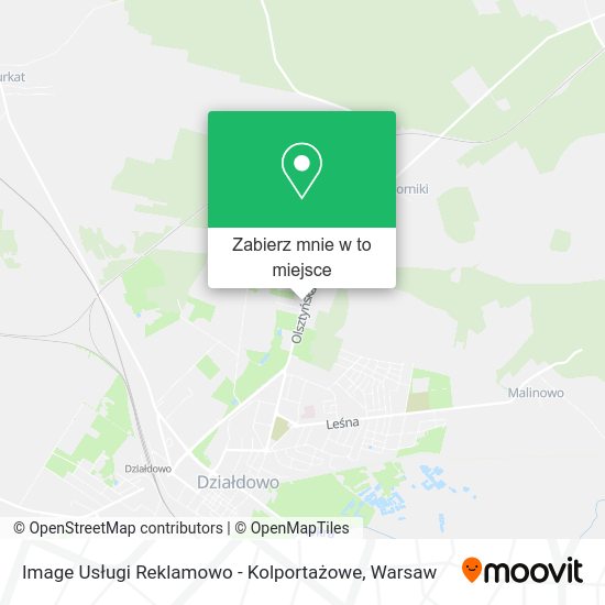 Mapa Image Usługi Reklamowo - Kolportażowe