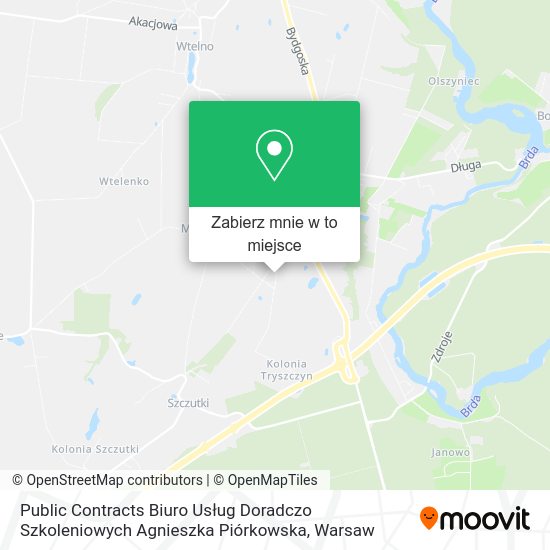 Mapa Public Contracts Biuro Usług Doradczo Szkoleniowych Agnieszka Piórkowska