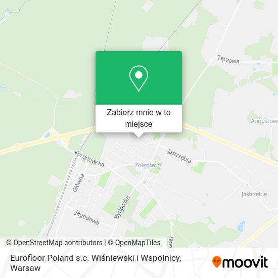 Mapa Eurofloor Poland s.c. Wiśniewski i Wspólnicy