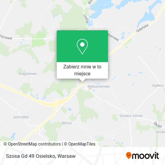 Mapa Szosa Gd 49 Osielsko