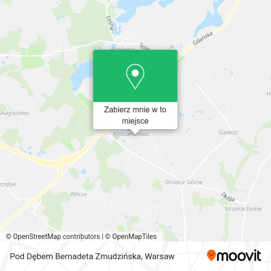 Mapa Pod Dębem Bernadeta Zmudzińska