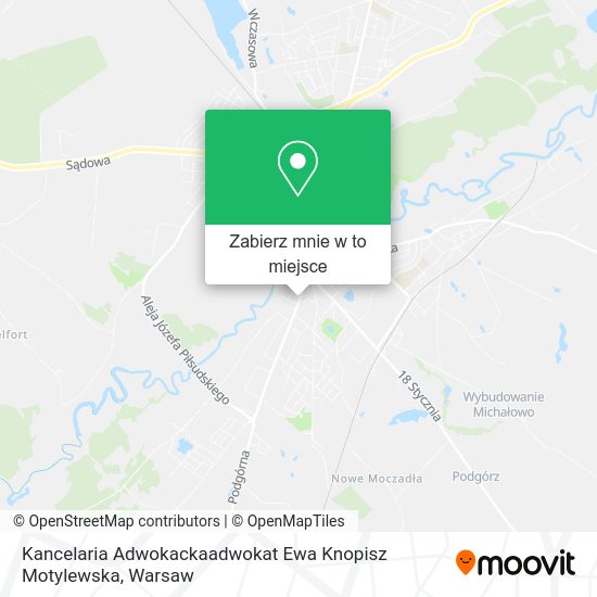 Mapa Kancelaria Adwokackaadwokat Ewa Knopisz Motylewska