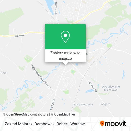 Mapa Zakład Malarski Dembowski Robert