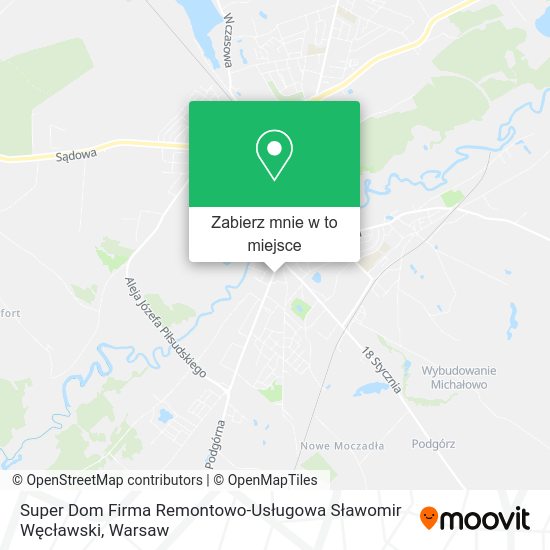 Mapa Super Dom Firma Remontowo-Usługowa Sławomir Węcławski