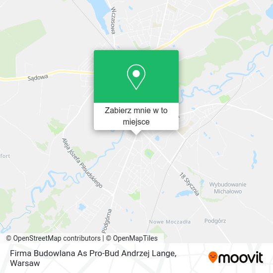 Mapa Firma Budowlana As Pro-Bud Andrzej Lange