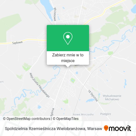 Mapa Spółdzielnia Rzemieślnicza Wielobranżowa