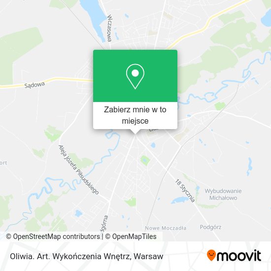 Mapa Oliwia. Art. Wykończenia Wnętrz