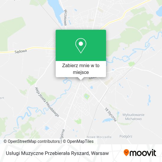 Mapa Usługi Muzyczne Przebierała Ryszard