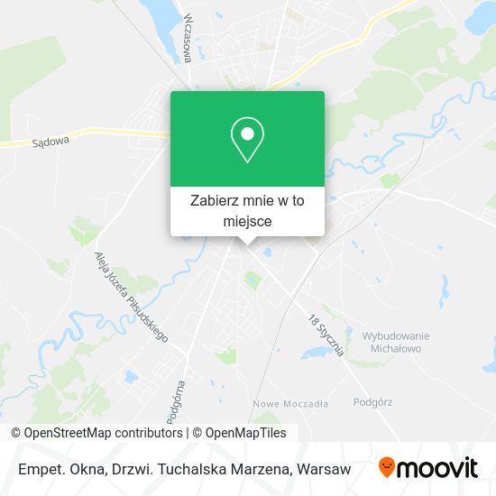 Mapa Empet. Okna, Drzwi. Tuchalska Marzena