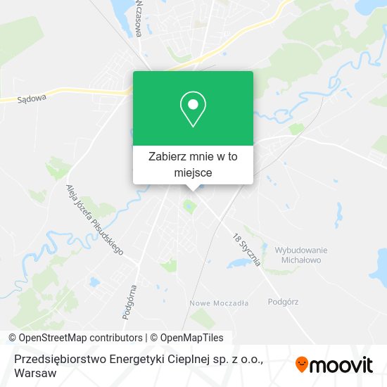 Mapa Przedsiębiorstwo Energetyki Cieplnej sp. z o.o.