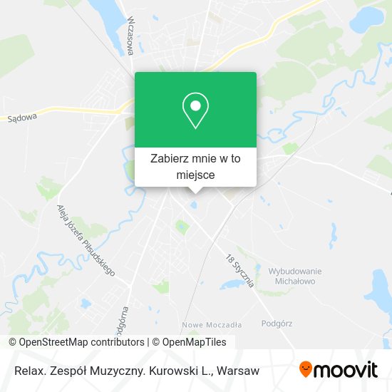 Mapa Relax. Zespół Muzyczny. Kurowski L.