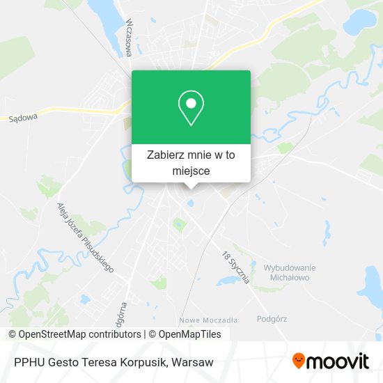 Mapa PPHU Gesto Teresa Korpusik