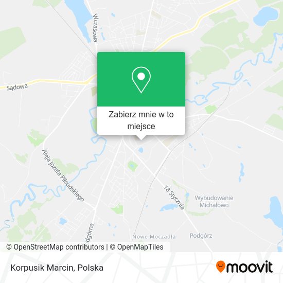 Mapa Korpusik Marcin