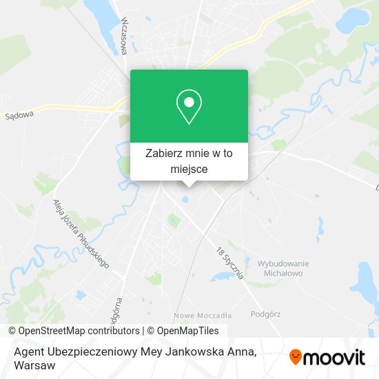 Mapa Agent Ubezpieczeniowy Mey Jankowska Anna