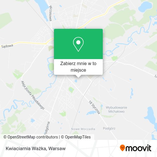 Mapa Kwiaciarnia Ważka