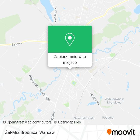 Mapa Żal-Mix Brodnica