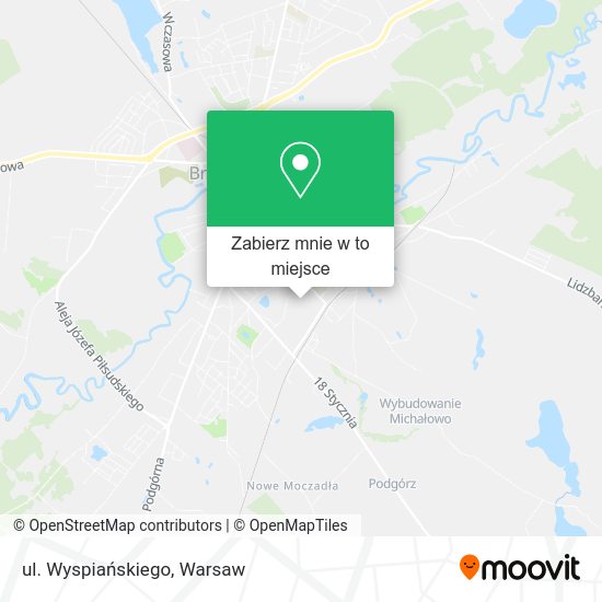 Mapa ul. Wyspiańskiego