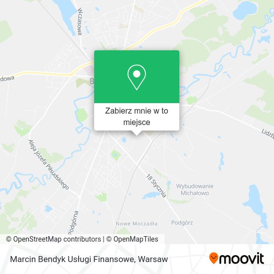 Mapa Marcin Bendyk Usługi Finansowe