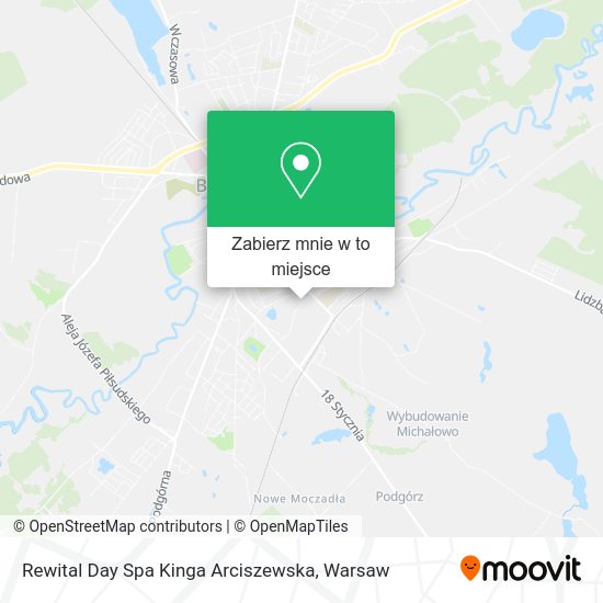 Mapa Rewital Day Spa Kinga Arciszewska