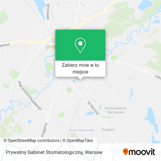 Mapa Prywatny Gabinet Stomatologiczny